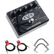 MXR EVH 5150 Eddie Van Halen Overdrive Analog Guitar Effect Pedal Bundle with 4 Cables