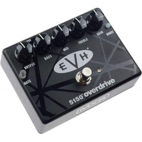  MXR EVH 5150 Eddie Van Halen Overdrive Analog Guitar Effect Pedal Bundle with 4 Cables