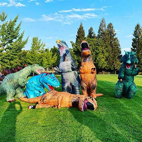  할로윈 용품MXoSUM Adult Inflatable Dinosaur Costume Spinosaurus Blow up Dinosaur Suit Halloween Dino Costume