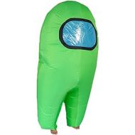 할로윈 용품MXoSUM Among Us Inflatable Costume for Adult Funny Halloween Spacesuit Costume Astronaut Figures for Adult Game Fans