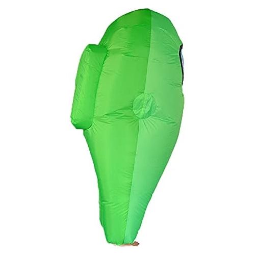  할로윈 용품MXoSUM Among Us Inflatable Costume for Adult Funny Halloween Spacesuit Costume Astronaut Figures for Adult Game Fans