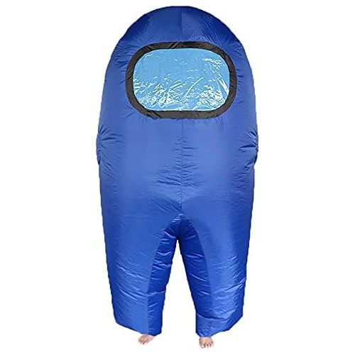  할로윈 용품MXoSUM Among Us Inflatable Costume for Adult Funny Halloween Spacesuit Costume Astronaut Figures for Adult Game Fans