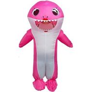 MXoSUM Inflatable Costume for Adult Shark Party Costume Halloween Cosplay Costume Full Body Blow-up Costume Suit
