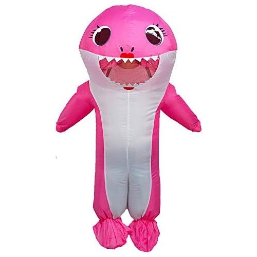  할로윈 용품MXoSUM Inflatable Costume for Adult Shark Party Costume Halloween Cosplay Costume Full Body Blow-up Costume Suit