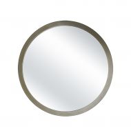 MXueei Bathroom mirror ZfgG Hanging Wall Mirror/Silver Mirror/Dressing Table Mirror, Round with Mounting Holes, 3 Colors/4 Sizes to Choose from (Color : Champagne Gold, Size : 60cm)