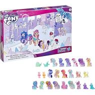 My Little Pony: A New Generation Movie Snow Party Countdown Advent Calendar Toy for Kids - 25 Surprise Pieces, Including 16 Pony Figures (Amazon Exclusive)