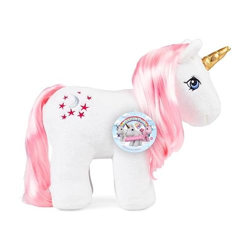 마이 리틀 포니 My Little Pony Unicorn and Pegasus Plush - Moondancer - Collector Plushie, retro stuffed toy animal, kid, toddler, girl, boy, Mom, birthday, Ages 3+