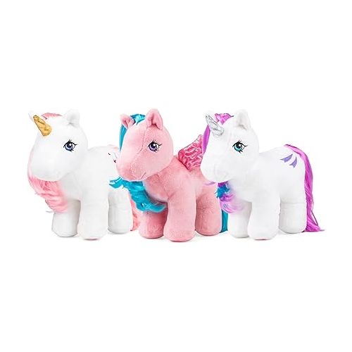 마이 리틀 포니 My Little Pony Unicorn and Pegasus Plush - Moondancer - Collector Plushie, retro stuffed toy animal, kid, toddler, girl, boy, Mom, birthday, Ages 3+