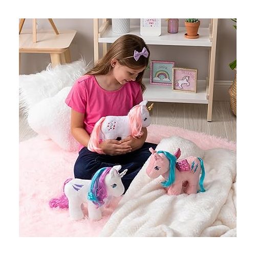 마이 리틀 포니 My Little Pony Unicorn and Pegasus Plush - Moondancer - Collector Plushie, retro stuffed toy animal, kid, toddler, girl, boy, Mom, birthday, Ages 3+