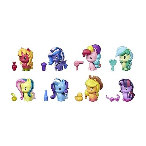 마이 리틀 포니 My Little Pony Toy Cutie Mark Crew Confetti Party Countdown Collectible 8 Pack with 14 Surprises
