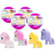 My Little Pony Set of 4 Surprise Fashems Squishy Pops