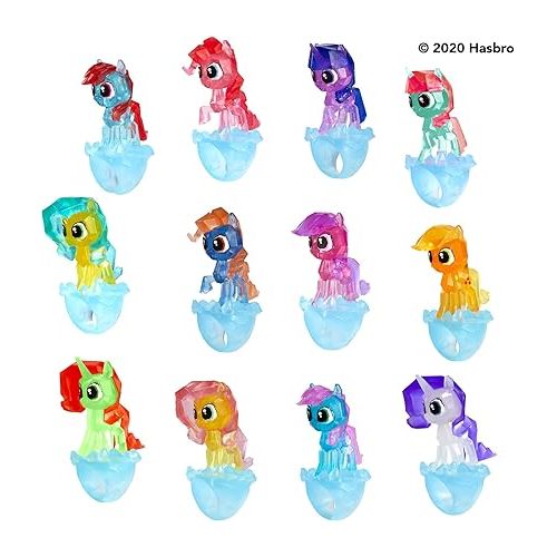 마이 리틀 포니 My Little Pony Secret Rings Blind Bag - Collectible Toy with Water-Reveal Surprise and Wearable Ring Accessory, 1.5-Inch Figure (Character May Vary)