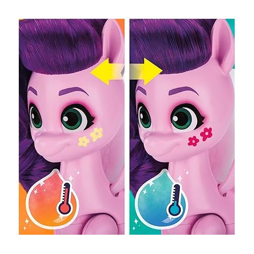마이 리틀 포니 My Little Pony Toys Princess Pipp Petals Style of The Day, 5-Inch Hair Styling Dolls, Toys for 5 Year Old Girls and Boys