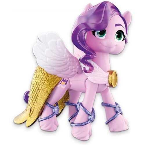 마이 리틀 포니 My Little Pony: A New Generation Movie Crystal Adventure Princess Pipp Petals - 3-Inch Pink Pony Toy, Surprise Accessories, Friendship Bracelet