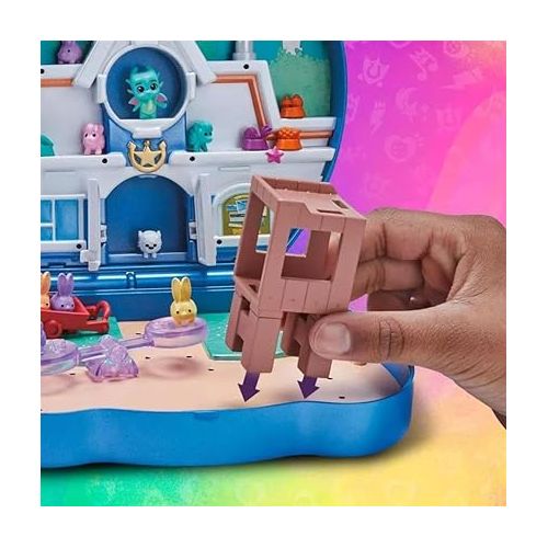 마이 리틀 포니 My Little Pony Mini World Magic Compact Creation Critter Corner Toy, Buildable Playset with Hitch Trailblazer Pony for Kids Ages 5 and Up