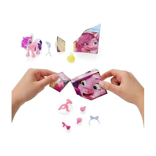 마이 리틀 포니 My Little Pony: Make Your Mark Cutie Magic Princess Pipp Petals - 3-Inch Hoof to Heart with Surprise Accessories, Age 5 and Up