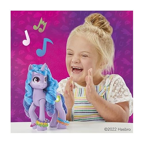 마이 리틀 포니 My Little Pony Toys: Make Your Mark Izzy Moonbow See Your Sparkle with Sounds, Music, and Lights