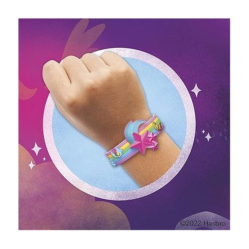 마이 리틀 포니 My Little Pony: A New Generation Movie Crystal Adventure Alicorn Sunny Starscout - 3-Inch Alicorn-Style Toy, Surprise Accessories, Bracelet