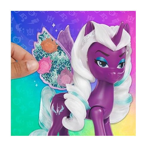 마이 리틀 포니 My Little Pony Dolls Opaline Arcana Wing Surprise, 5-Inch Toy Alicorn with Accessories, Toys for 5 Year Old Girls and Boys (F6447)