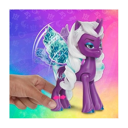 마이 리틀 포니 My Little Pony Dolls Opaline Arcana Wing Surprise, 5-Inch Toy Alicorn with Accessories, Toys for 5 Year Old Girls and Boys (F6447)