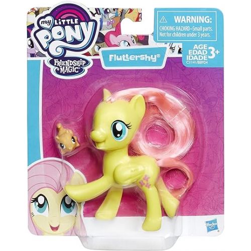 마이 리틀 포니 My Little Pony: Friendship is Magic - Fluttershy - 7.5 cm Toy Figure with Accessory