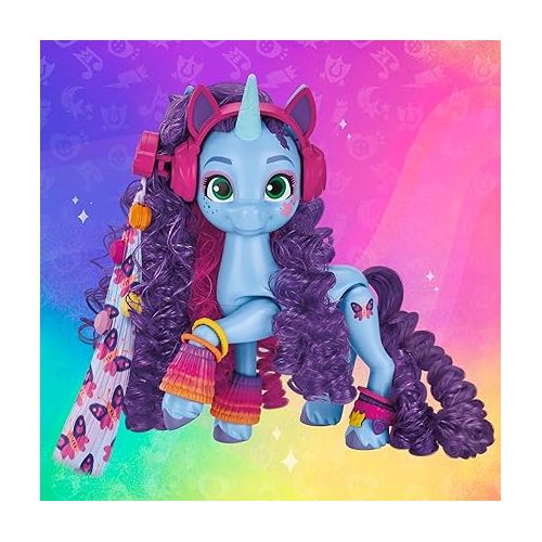 마이 리틀 포니 My Little Pony Toys Misty Brightdawn Style of The Day, 5-Inch Hair Styling Dolls, Toys for 5 Year Old Girls and Boys