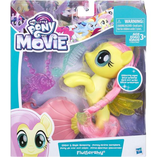 마이 리틀 포니 My Little Pony The Movie Glitter & Style Seapony Fluttershy