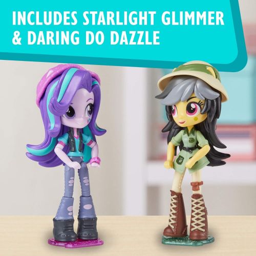 마이 리틀 포니 My Little Pony C0410AF1 Equestria Girls Toys Glimmer, Daring Do Dazzle, Pinkie Pie, Sunset Shimmer, Rarity, and DJ Pon-3 Mini-Dolls , Pack of 6 (Amazon Exclusive)