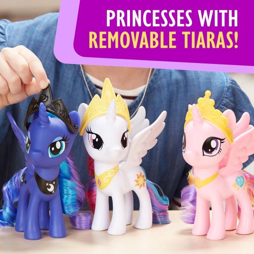 마이 리틀 포니 My Little Pony Friendship is Magic Toys Ultimate Equestria Collection  10 Figure Set Including Mane 6, Princesses, and Spike the Dragon  Kids Ages 3 and Up