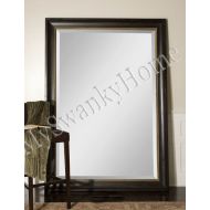 MY SWANKY HOME My Swanky Home Extra Large 82 Wall Mirror Dark Wood XL Full Length Floor Leaner