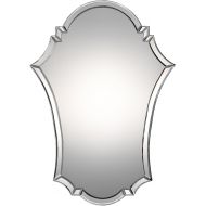 MY SWANKY HOME Curved Venetian Arch Vanity Wall Mirror | 29 Mirror Framed Frameless