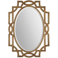 MY SWANKY HOME Elegant 41 Open Geometric Wall Mirror