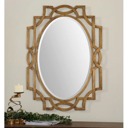  MY SWANKY HOME Elegant 41 Open Geometric Wall Mirror