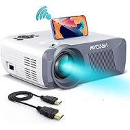 Portable WiFi Projector, MYDASH 2022 Upgraded Mini Movie Projector, 1080P Full HD Supported Video Projector, Compatible with TV Stick, Smartphone, 2 HDMI, VGA, TF, SD, AV