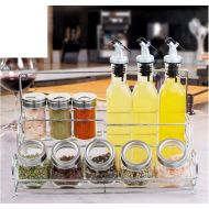 MYITIAN Glass cruet seasonning box soy sauce vinegar pot Kitchen storage racks Storage bottle Kit