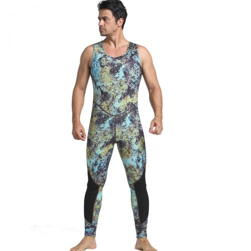  MYLEDI Neoprene 3mm Super Stretch Camouflage Fullsuit for Freediving Snorkeling Swimming Spearfishing Wetsuit