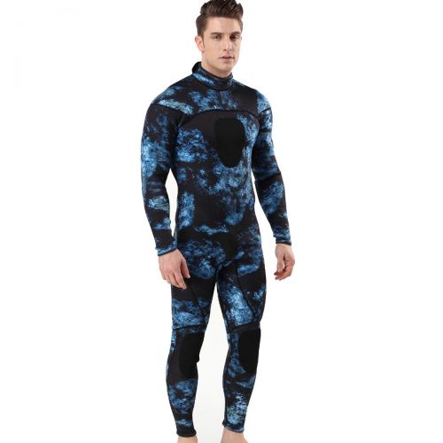  MYLEDI Unisex Neoprene 3mm Scuba Diving Suit One Piece Mens Camo Full Body Spearfishing Wetsuit