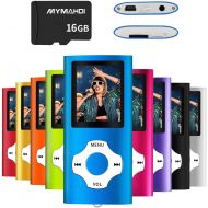 [아마존핫딜][아마존 핫딜] MYMAHDI MP3/MP4 Music Player with 16 GB Card(Expandable Up to 64GB),Supporting Photo Viewer,Voice Recorder,FM Radio,E-Book and Earphone Provided Color Darkblue