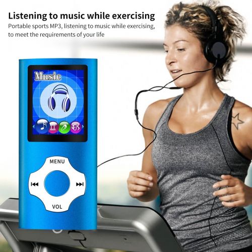  [아마존핫딜][아마존 핫딜] MYMAHDI MP3/MP4 Music Player with 16 GB Card(Expandable Up to 64GB),Supporting Photo Viewer,Voice Recorder,FM Radio,E-Book and Earphone Provided Color Darkblue