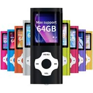 [아마존베스트]MYMAHDI Support TF Cards Slim 1.8 LCD Mp3 Mp4 Player Media/Music/Audio Player with Accessories Black