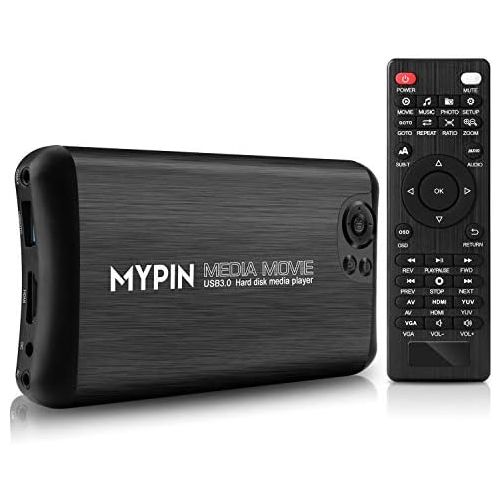  [아마존베스트]-Service-Informationen MYPIN Digital Multimedia Player Media Player Box HDMI / AV / VGA Video and Photo Playback with USB Flash Drive / SD Card / Hard Drive / External Devices (Support USB 3.0)