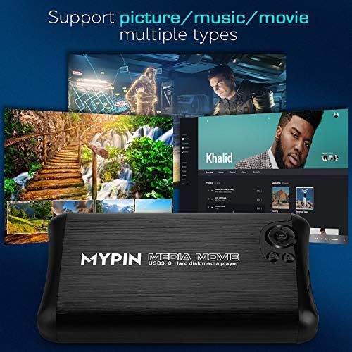  [아마존베스트]-Service-Informationen MYPIN Digital Multimedia Player Media Player Box HDMI / AV / VGA Video and Photo Playback with USB Flash Drive / SD Card / Hard Drive / External Devices (Support USB 3.0)