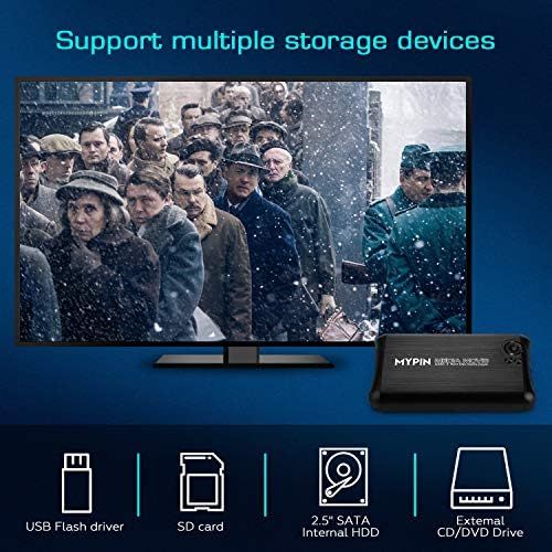  [아마존베스트]-Service-Informationen MYPIN Digital Multimedia Player Media Player Box HDMI / AV / VGA Video and Photo Playback with USB Flash Drive / SD Card / Hard Drive / External Devices (Support USB 3.0)