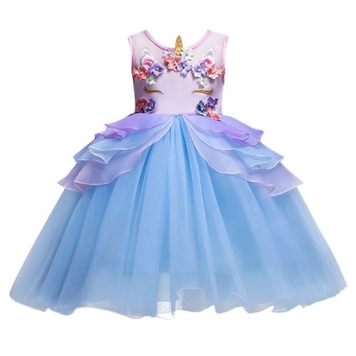  MYRISAM Unicorn Princess Tulle DressGirls Birthday Pageant Party Dance Performance Outfits Carnival Dress up Fancy Costume