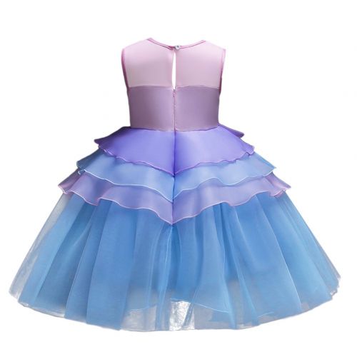  MYRISAM Unicorn Princess Tulle DressGirls Birthday Pageant Party Dance Performance Outfits Carnival Dress up Fancy Costume