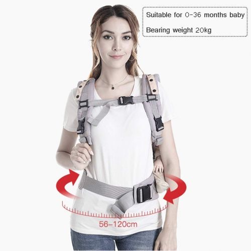  MYXMY Ergonomic 360°Baby Soft Carrier+Easy to Put On Comfortable Positions+Breastfeeding Fits All Newborn+Toddler +HipSeat+ Air Mesh Breathable+All Seasons+Perfect for Hiking+Shopp