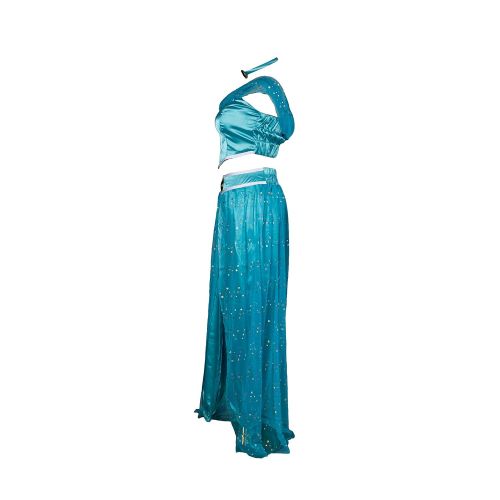  MYYH Women Jasmine Princess Costumes Fancy Dress Halloween