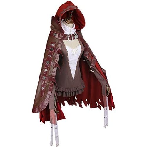  MYYH Anime Alice Little Red Riding Hood Cosplay Costume Dress