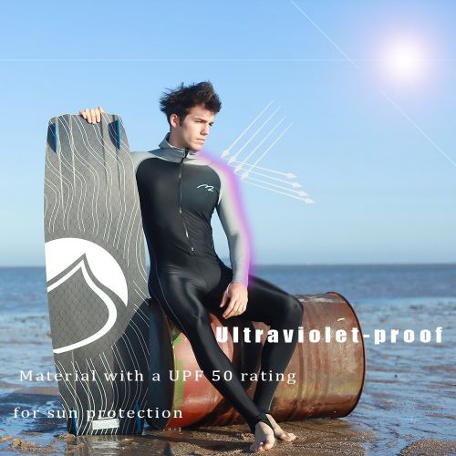  MZ Garment Rash Guard UPF 50+ UV Sunprotection for Men Women Lycra Full Body Diving Suit Full Wetsuit & Breathable Sports Dive Skins for Running Snorkeling Swimming Kayaking