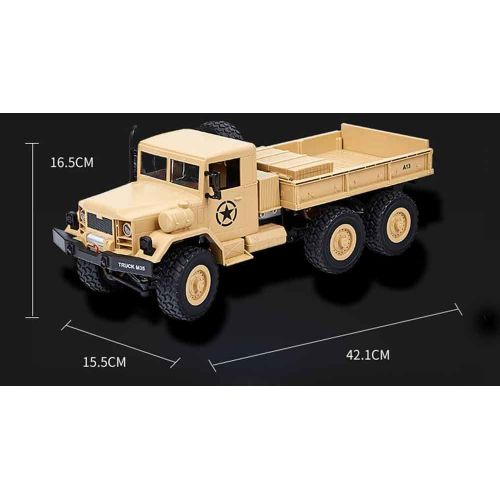  MZ Model 2.4Ghz 6WD Remote Control 112 Military Army Truck M35 6X6 Off Road RC Car Crawler Toys RC Truck